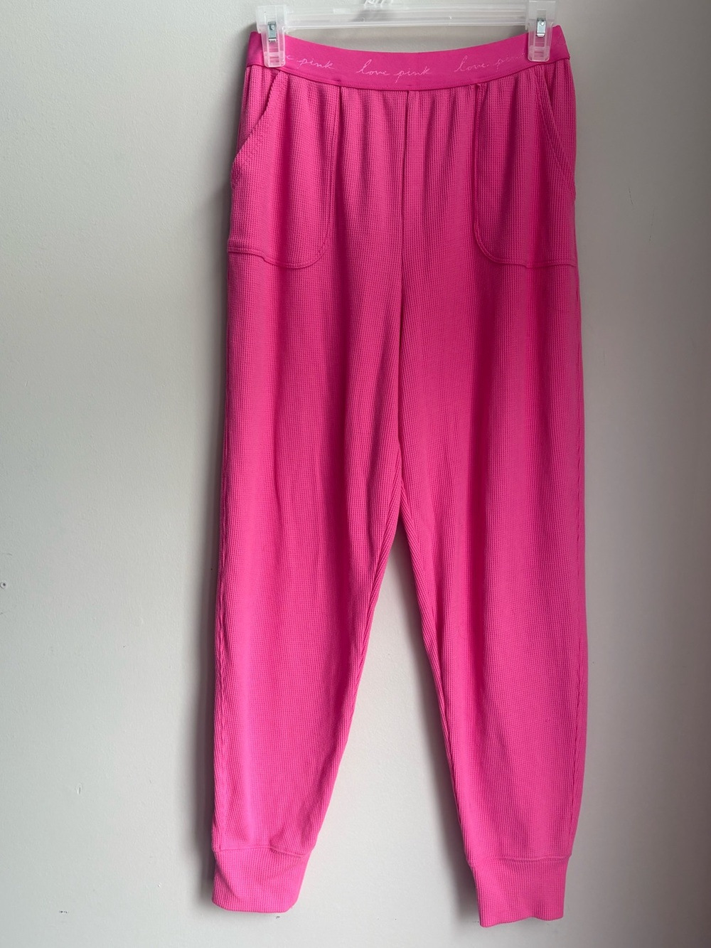 PINK Victoria Secret Thermal Pajama Pants with Pockets Size Size M